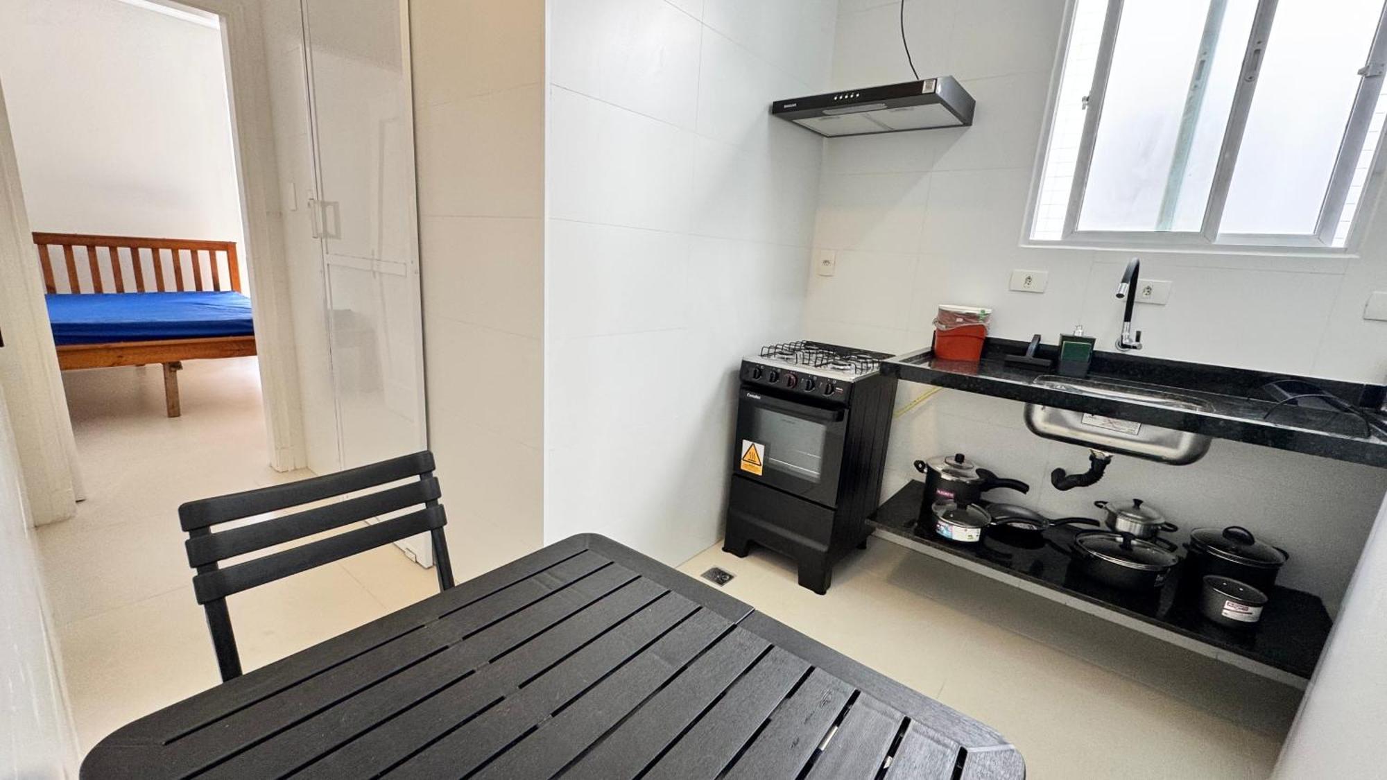 Studio 909 Pitangueiras - Edificio Bandeirantes - Com Estacionamento Incluido Guaruja Luaran gambar